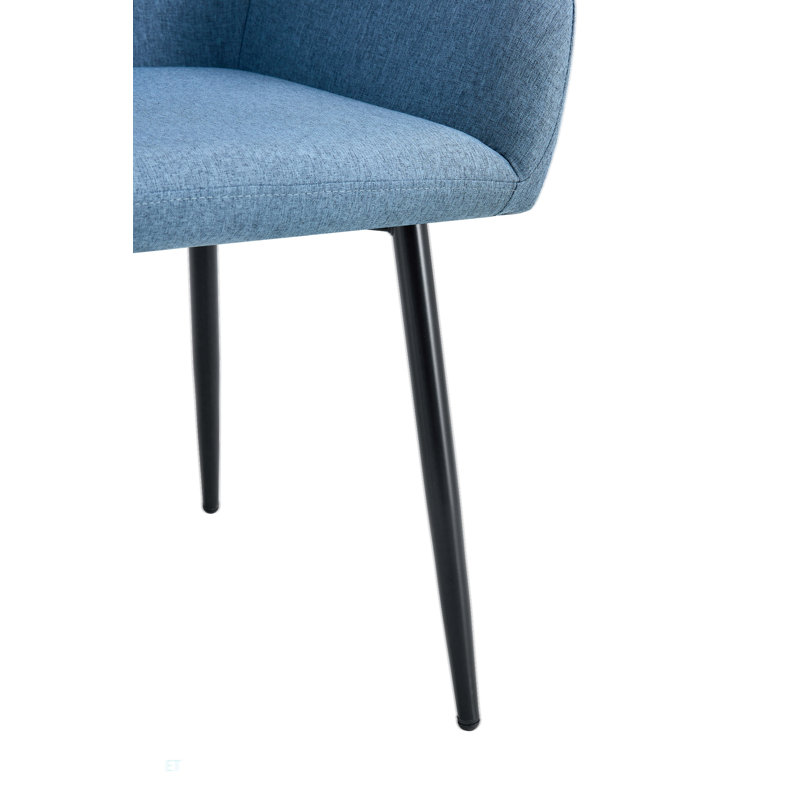 Fauteuils d'appoint Modern Living, Tissu bleu