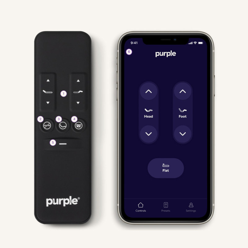 Purple Premium Smart Base, Queen