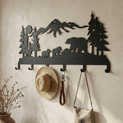 Bear Family Animal Themed Wall Mounted Ihssan