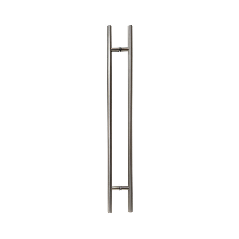 Poignée de porte ronde demi-lune parfaite pour la maison, Argent, L 7 po x P 48 po