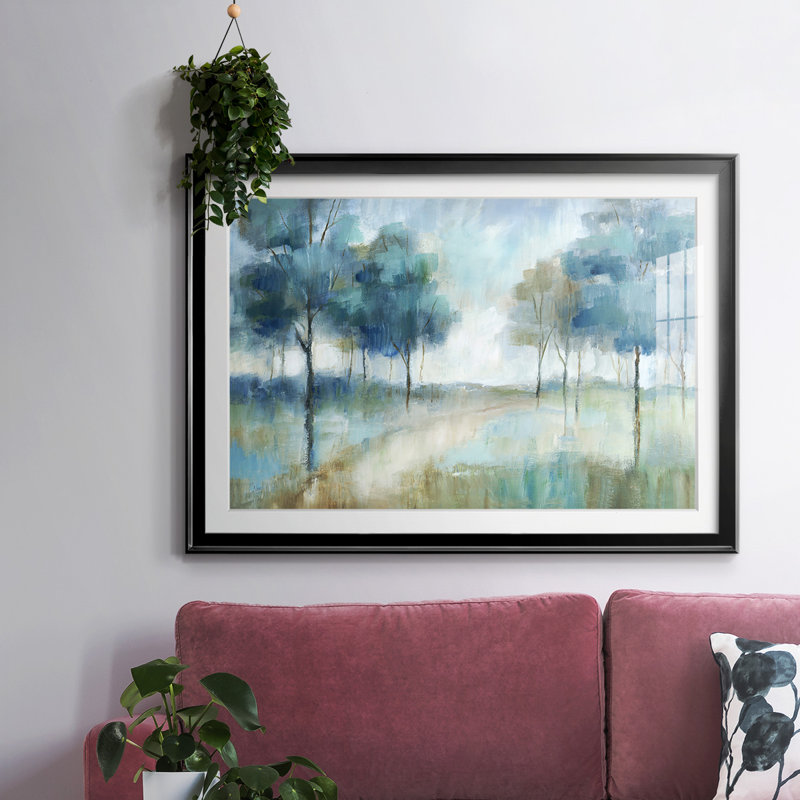 A Walk In The Park, reproduction d'art encadrée, Noir, H 27 po x l 39 po x P 1,5 po
