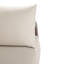 Fauteuil d'extérieur en eucalyptus brun et corde Delavina-735041686