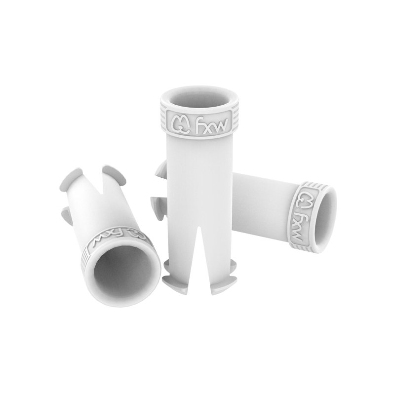 Tubes de silencieux 32 pièces, seulement pour les parcs pour animaux de compagnie, Blanc