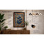 Blue Relief Botanical - Framed Print-750295326-750295327
