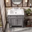 Ensemble de meuble-lavabo autoportant 24 po avec comptoir en céramique 24 po-517508370