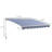 Outsunny Electric Awning with LED Lights, Retractable Awning, UV40+ Sun Shade Shelter with Remote Controller and Crank Handle for Deck, Balcony, Yard-119317545