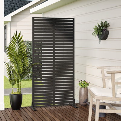 72" Metal Outdoor Privacy Screen