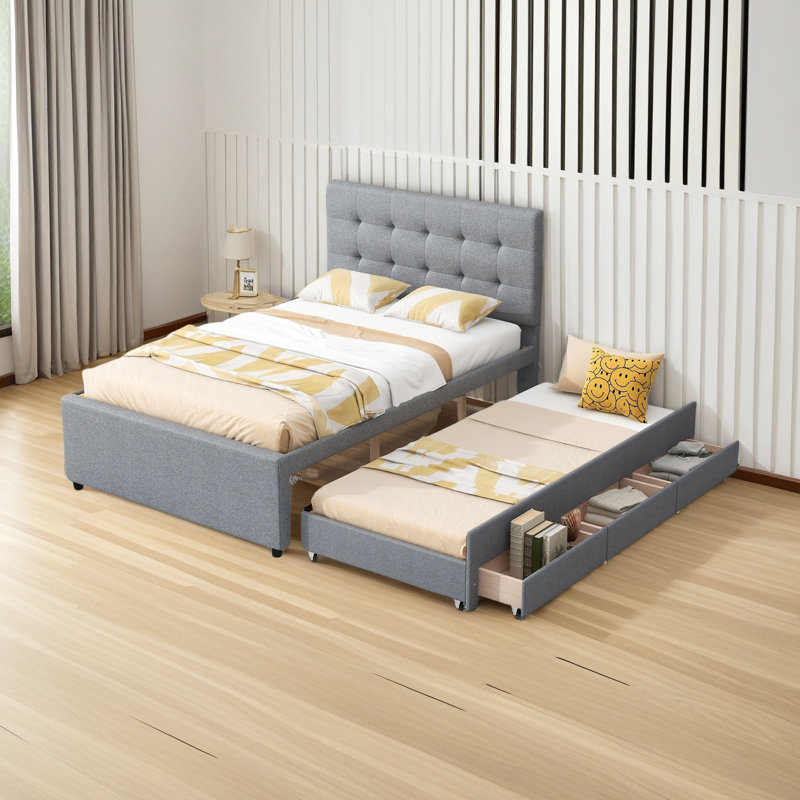 Dalonna Upholstered Platform Storage Bed, Full