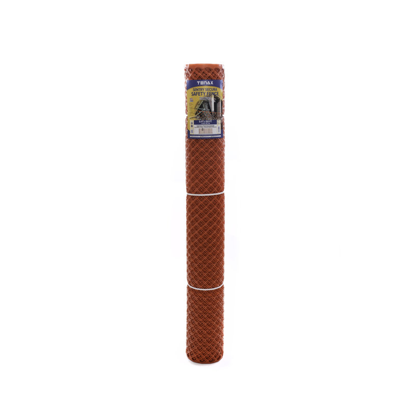 Tenax Sentry Secura 6-ft x 100-ft Orange Mesh Safety Fence
