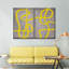 «Pop of Yellow Abstract», reproduction d'art sur toile-93060988