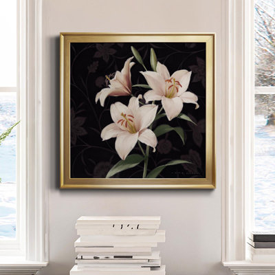 Lily Elegante - peinture sur toile encadrée