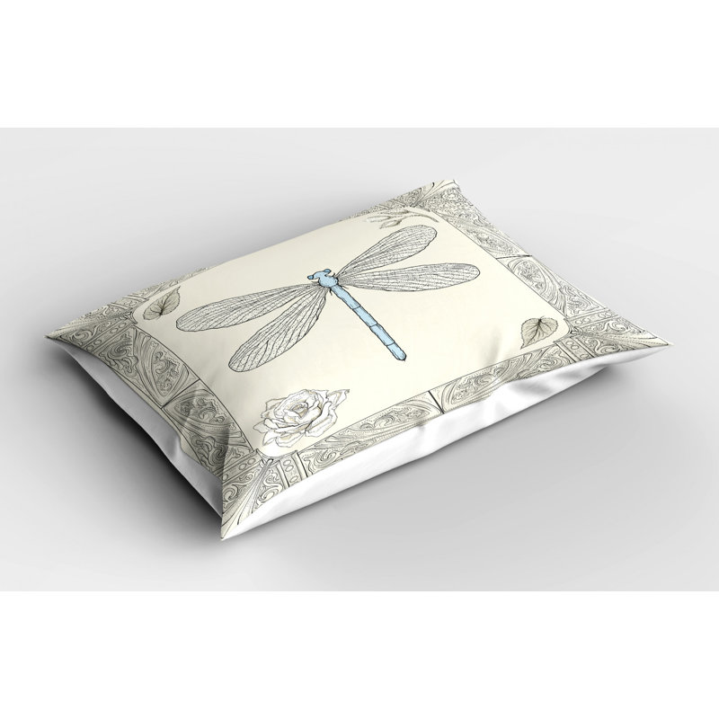 Dragon Polyester Sham Set, Queen