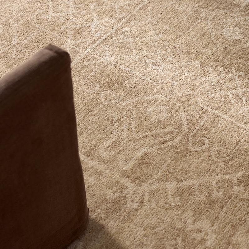 Jaipur Living Aires AZA01 Handknotted Oriental Tan Area Rug (6'x9'), Rectangle 8' x 10'