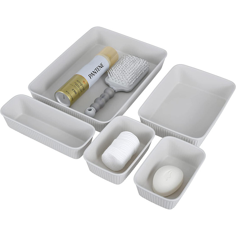 Ensemble de rangement H 2 po x l 13,5 po x P 9,5 po, Blanc