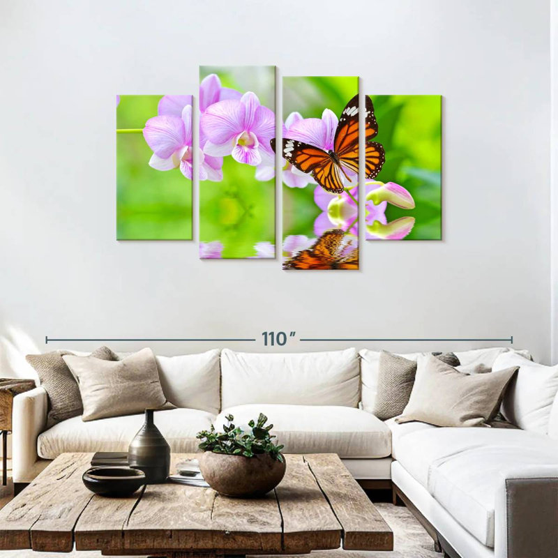 Brampt Spring Butterfly, 48" H x 75" W