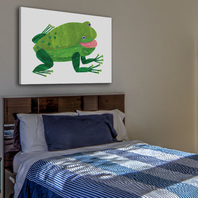 Green Frog by Eric Carle - Painting on Canvas