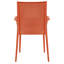 Fauteuil de patio empilable sans assemblage Mace - Chaise de salle à manger moderne en tissu toutes saisons imperméable et robuste-124128376-39726254