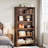 6-Tier Bookcase, Vintage Tall Bookcase