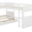 Lit superposé avec lit mezzanine attaché, avec tiroirs-1654121608
