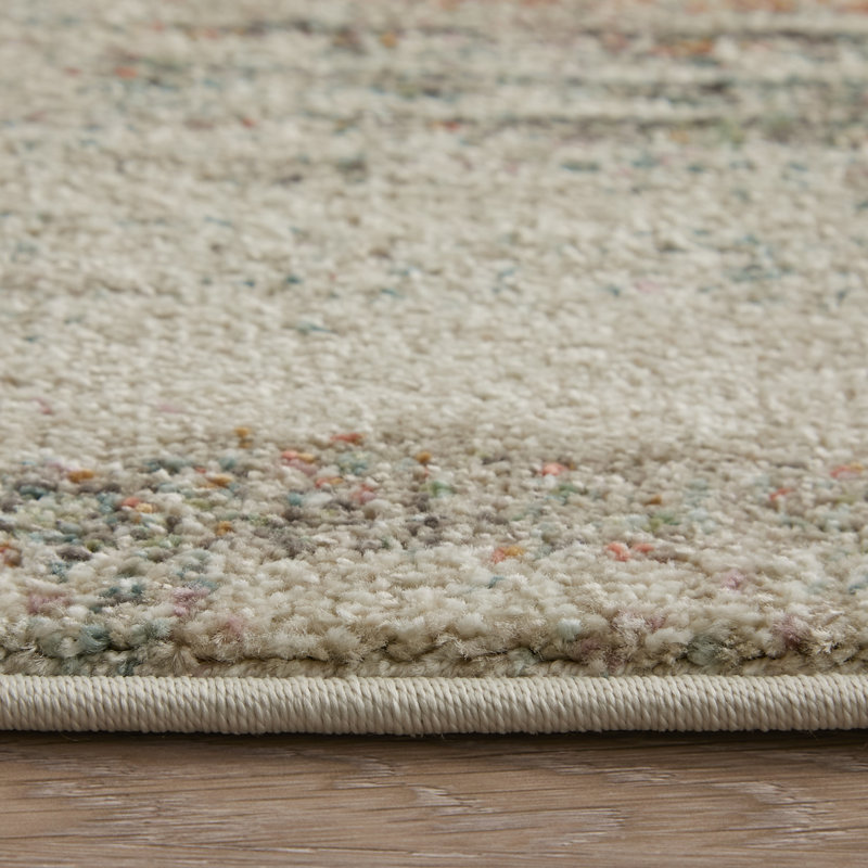 Roy Modern Abstract, Ivory/Gray/Green Area Rug, Rectangle 10' x 12'8"