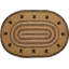 Tapis en jute pochoir Kettle Grove