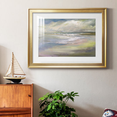 «Beach Light II», reproduction encadrée de qualité supérieure - prête à être accrochée