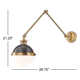 Manila Single Light Dimmable Swing Arm Sconce