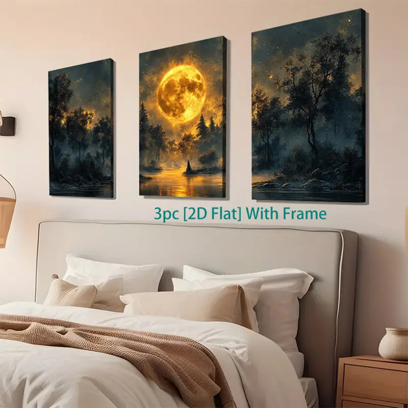 3 Piece Wrapped Canvas Print