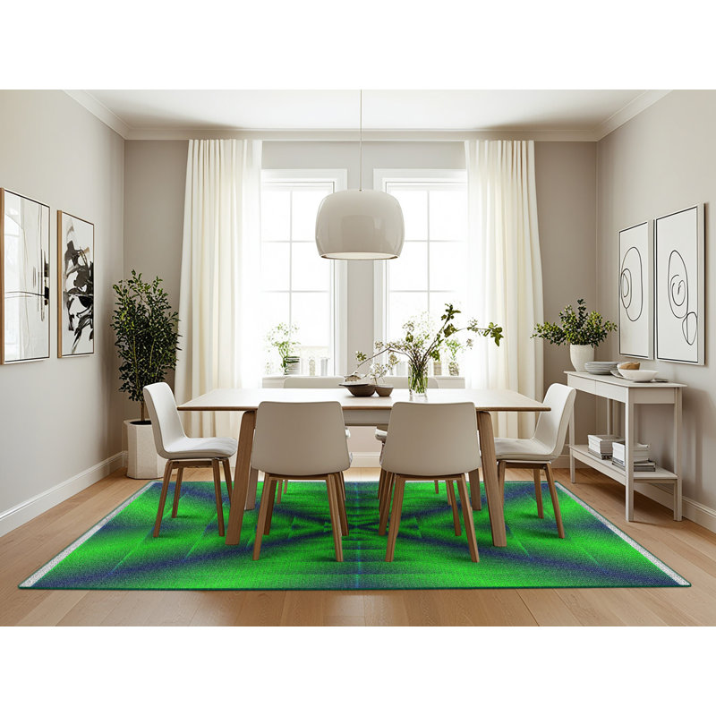 Wool Indoor Rug, Rectangle 7' x 10'