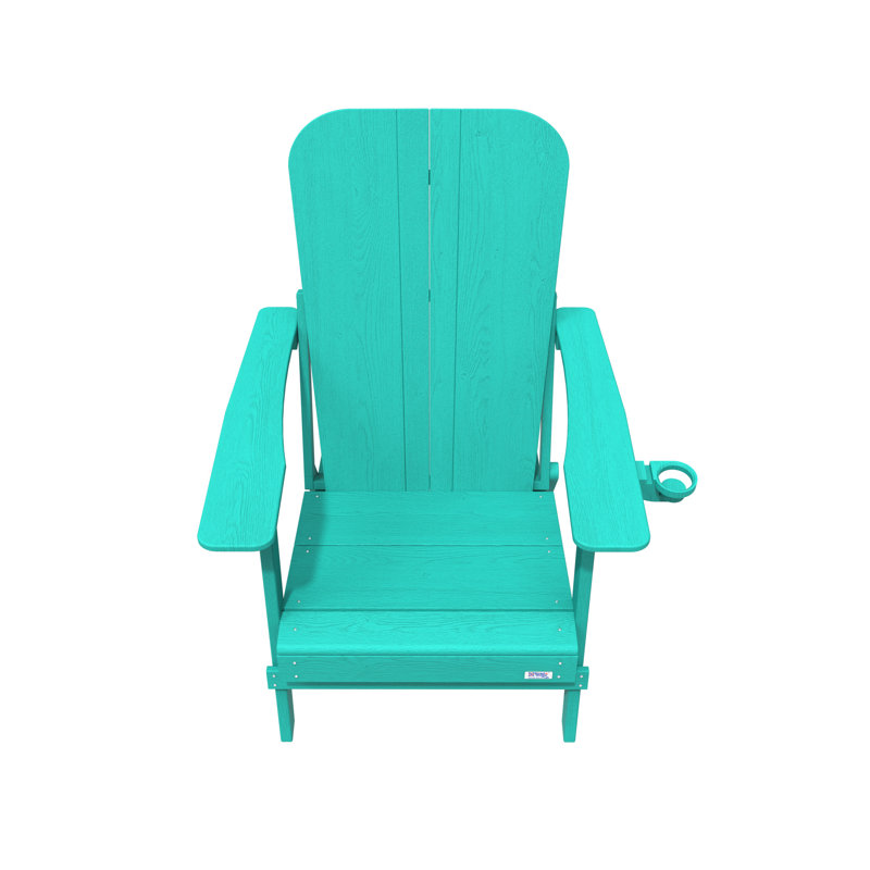 Chaise Adirondack d'extérieur Lois Wood, Vert