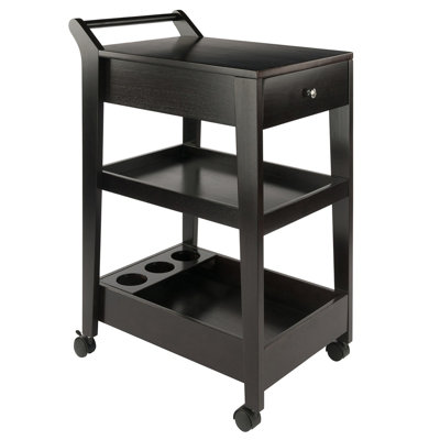 Saunders Entertainment Bar Cart by Latitude Run