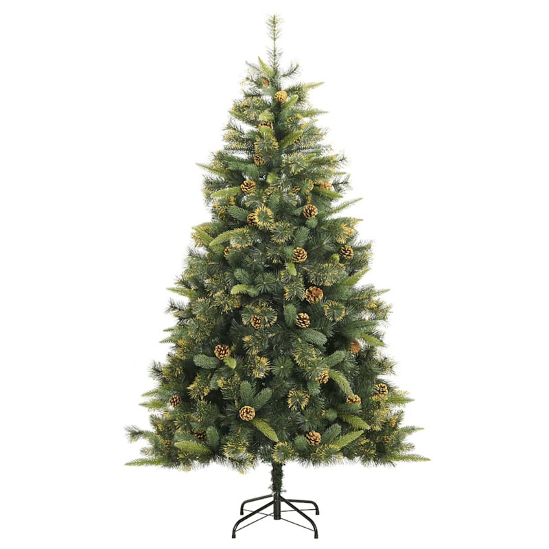 Arbre de Noël artificiel éclairé, 7.9 ft