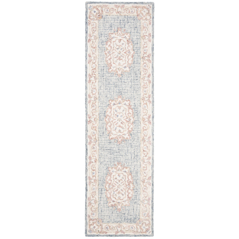 Rizal Hand Tufted Wool Oriental Rug, Runner 2'3" x 8'
