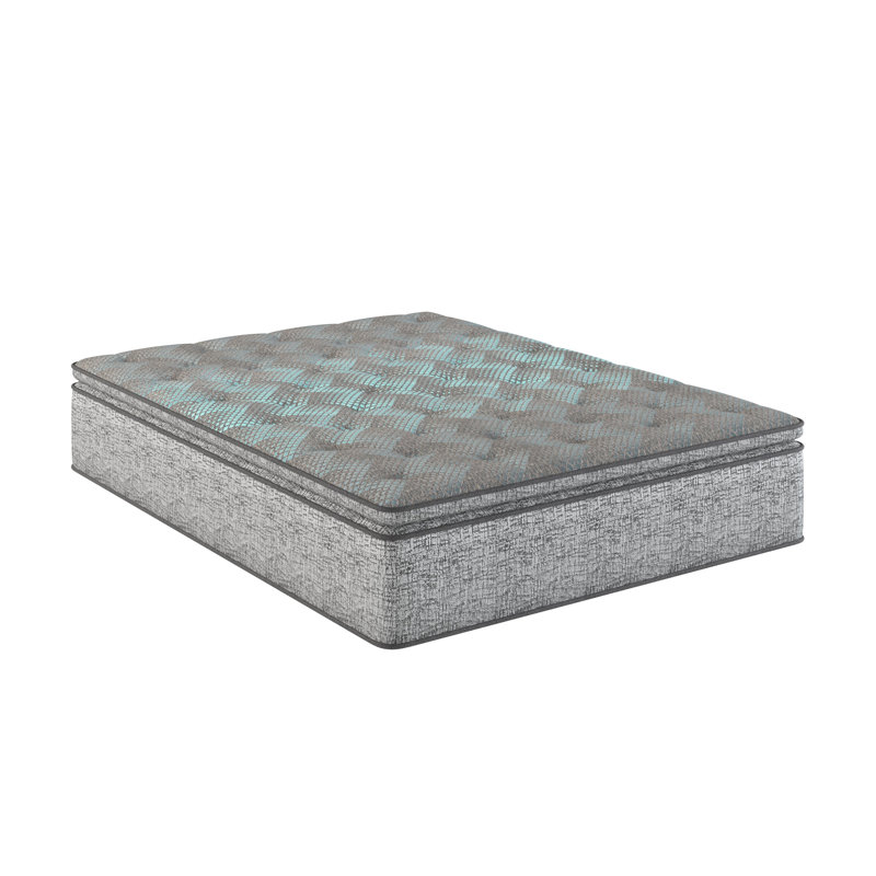 Très grand matelas de 14 pouces pour un sommeil réparateur, fabrication de ressorts individuels, caractéristiques de confort, solutions de refroidissement avancées, couches de mousse en relief, renfort au troisième centre, conception réactive, bordure