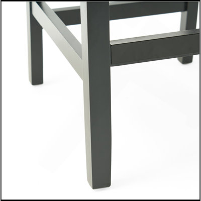 Set Of 2 26" Portman Bonded Leather Counter Height Barstool, Brown