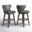 Tabouret de bar et de comptoir pivotant Caraline Caraline-101041302-101041299
