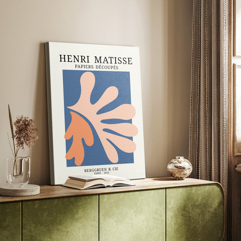 Matisse CDVII, reproduction d'art encadrée Cavas, H 18 po x l 12 po