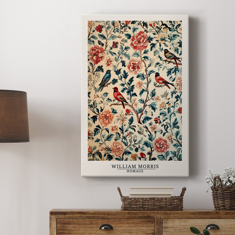 Wm Morris Series CXLII - Cavas enveloppés de galerie, H 48 po x l 32 po