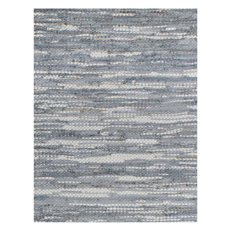 Croy Ombre Leather Hand Woven Area Rug, Rectangle 200 x 300cm