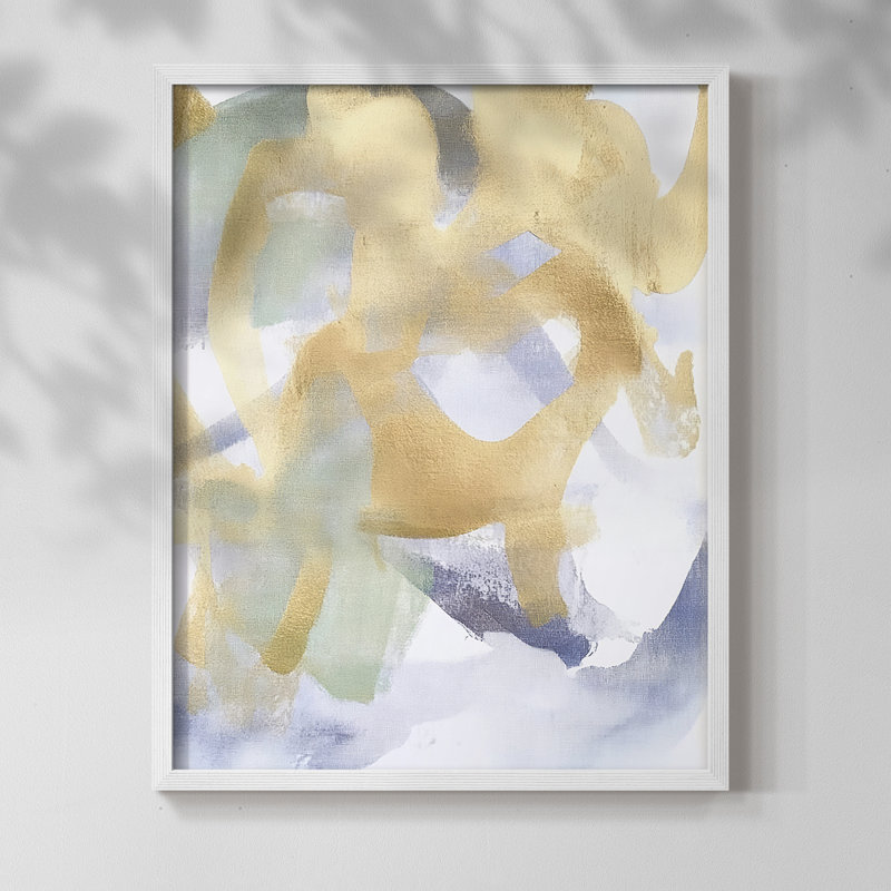 "ABSTRACT Series DCCL XXXVII" par J Paul, Blanc / Blanc, H 29 po x l 23 po