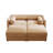 2-Seater Sofa With 2 Ottomans (Camel)
