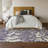 Premium Machine Washable Prisco Purple Rug-1183327409