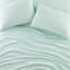 Ensemble de draps pour grand lit 4 pièces, 100% polaire, ultra doux et confortable, boulochage, lavable à la machine, avec drap plat, 2 taies d'oreiller pour matelas de 16 po
