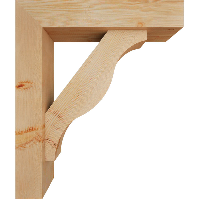 Support Funston Block avec support décalé, 26 x 22, Sapin Douglas de l 5 1/2 po (lisse)