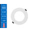 Ensemble d'éclairage encastré 4 "à DEL 2700K 4"-87386097