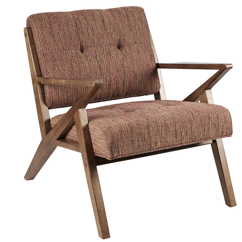 Méridienne Mid Century Modern, Orange