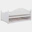 Lit de jour simple blanc avec couchette