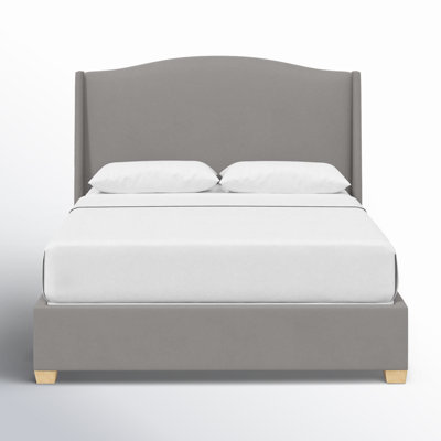 Allis Wingback Platform Bed