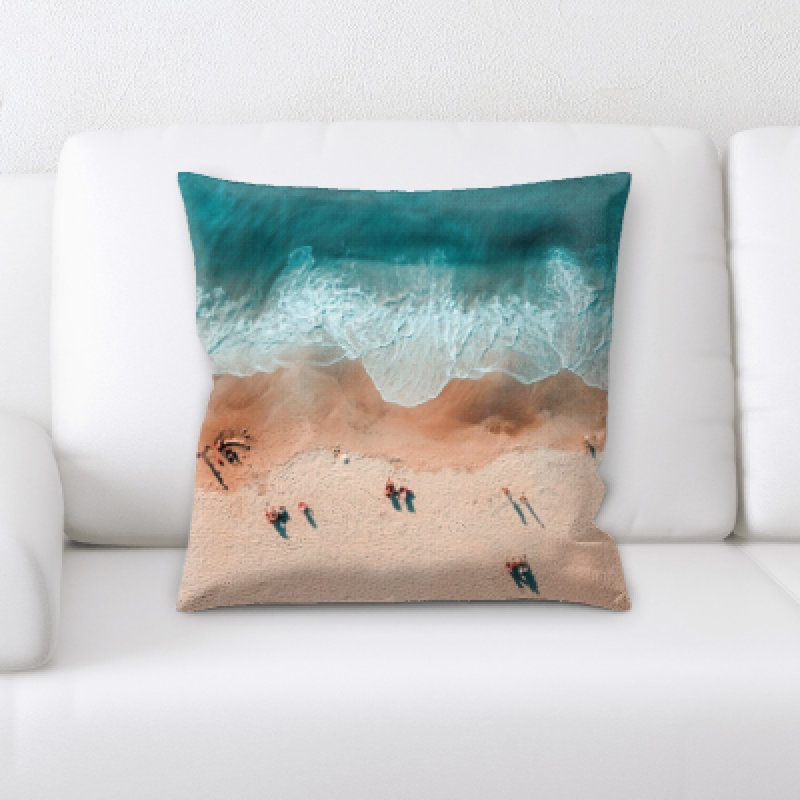 Microsuede Reversible Throw Pillow
