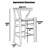 26″ Seat Height Counter Stool – Fully Assembled Farmhouse Wood Chair with Dark Espresso Woven Y‑Back Seat, Solid Beech Frame, 250 lb Capacity-1020505724